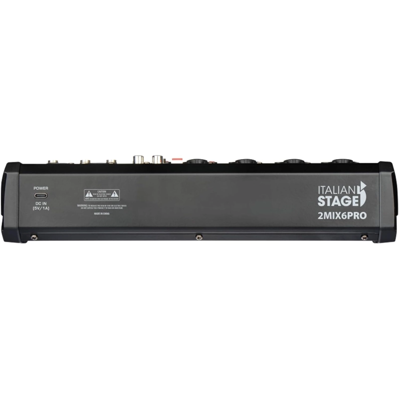 Italian Stage 2MIX6PRO Mixer 6 canali Multi, USB Bluetooth