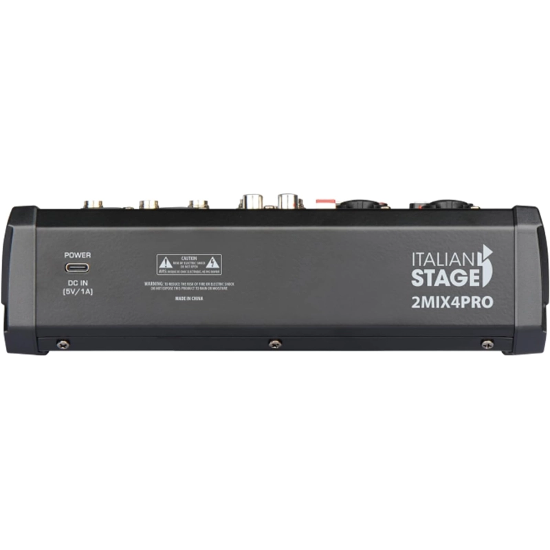 Italian Stage 2MIX4PRO Mixer 4 canali Multi USB Bluetooth