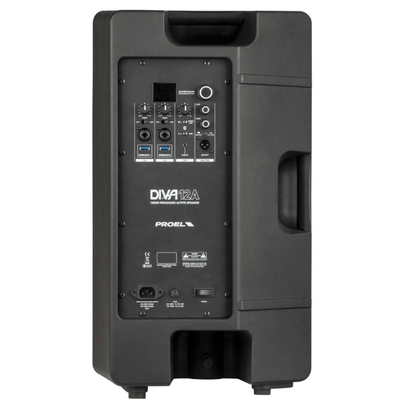 Proel DIVA12A Diffusore bi-amplificato da 12 1000 W
