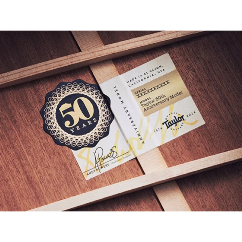 Taylor 217e-SB Plus LTD,50th Anniversary Tobacco Sunburst
