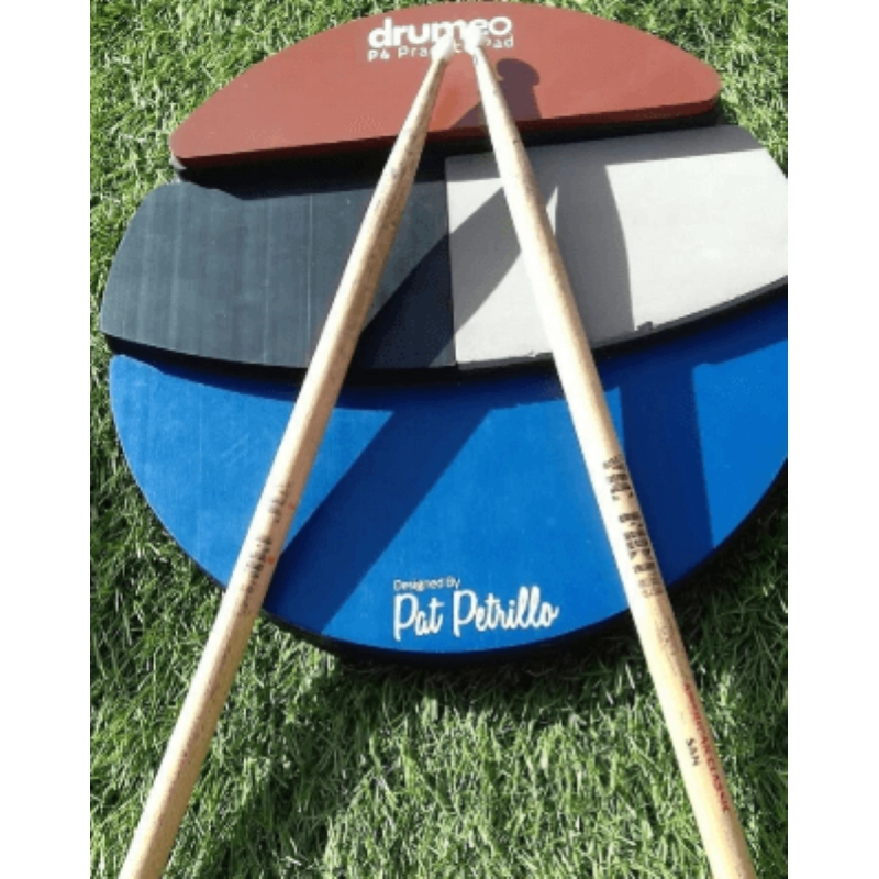 Drumeo P4 Practice Pad 4 zone, 3 Livelli