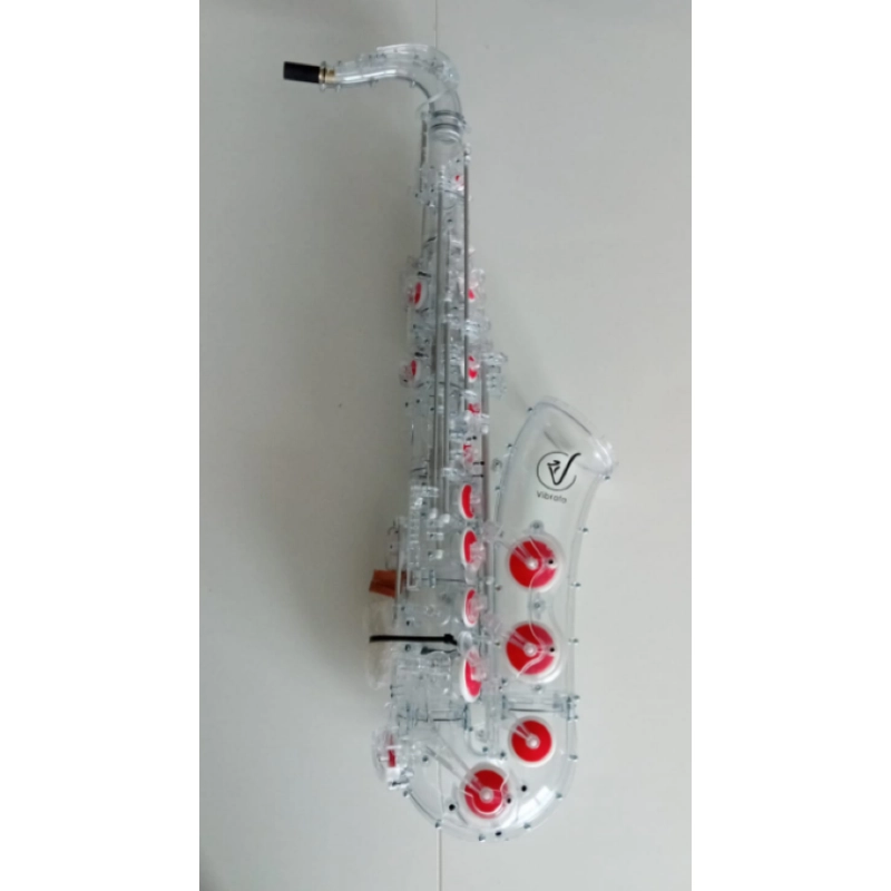 VIBRATO Set Cover Pad in gomma per Sax Tenore White Color