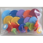 VIBRATO Set Cover Pad in gomma per Sax Alto RAINBOW