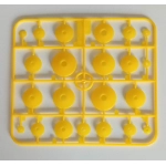 VIBRATO Set Cover Pad in gomma per Sax Tenore Yellow Color