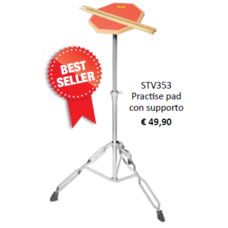 Roadster STV353 Practice Pad con stand