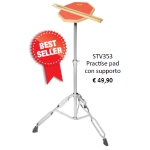 Roadster STV353 Practice Pad con stand