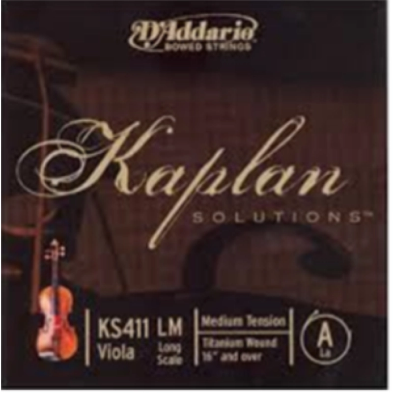 D'ADDARIO VIOLA KAPLAN SOLUTION KS411 LM LA MEDIUM