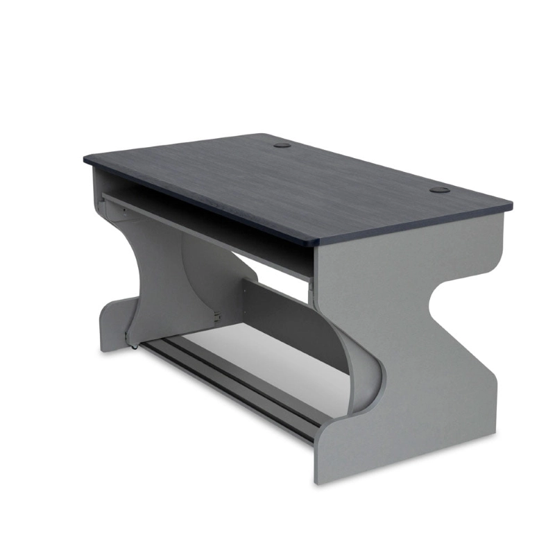Zaor MIZA M Flex 2 level desk height adjust. Drawer Grey Wengé, Studio Workstation