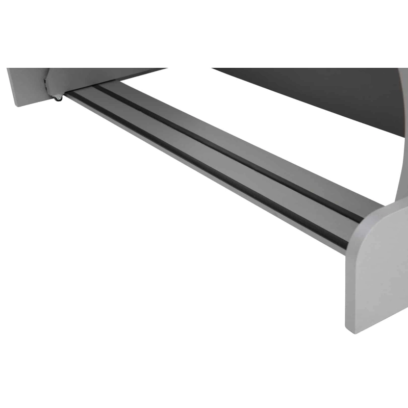 Zaor MIZA M Flex 2 level desk height adjust. Drawer Grey Wengé, Studio Workstation