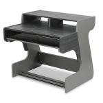 Zaor MIZA 49 Flex 3 level desk, 6 RU, adj, draw for 49 key Grey Wengé