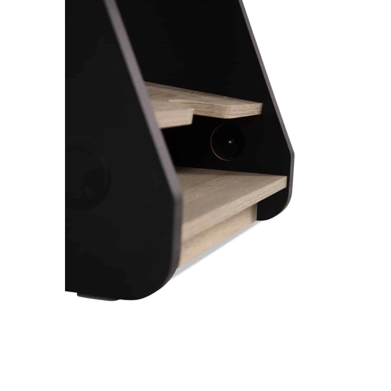 Zaor MIZA Rack 12 MKII side rack 12 RU + drawer Black Oak