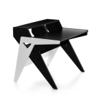 Zaor VISION WS 42" desk + 2 x 3 RU Black/White
