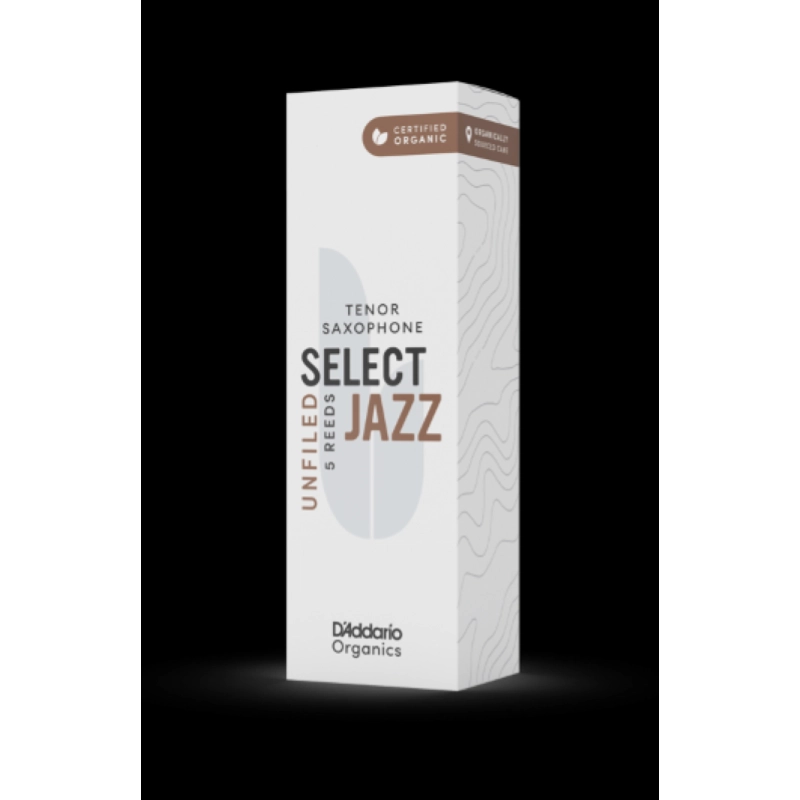 D'Addario Organic Select Jazz Unfiled Ance per Sax Tenore 2H