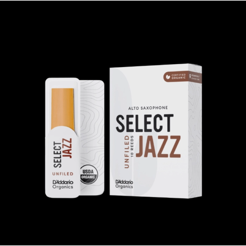 D'Addario Organic Select Jazz Ance Unfiled per Sax Alto