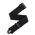D'Addario Tracolla Auto Lock Swivel Polypro Guitar Strap, Black