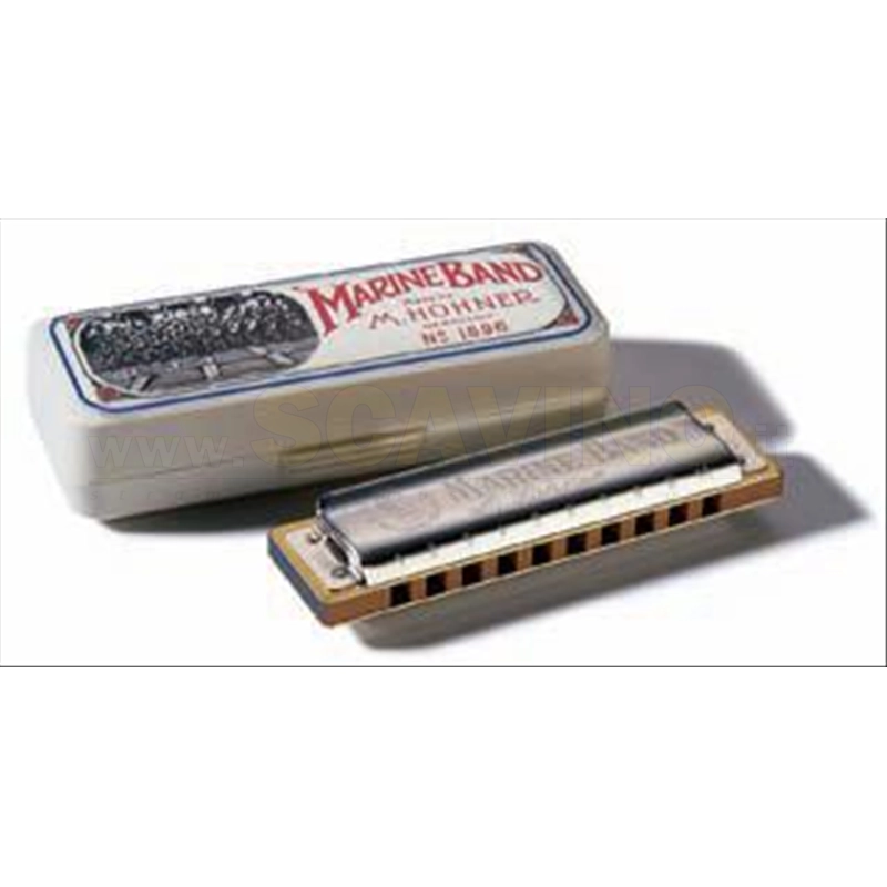 Hohner 1896-20 A Armonica Marine Band in La