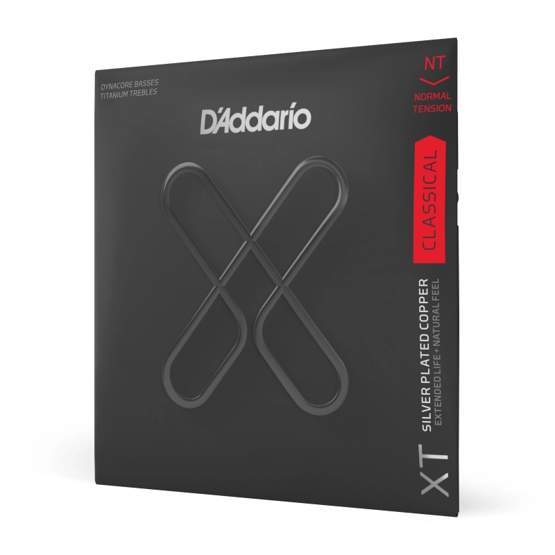 D'Addario XTC45TT XT Classica Coated Normal Tensionl Dynacore Titanium