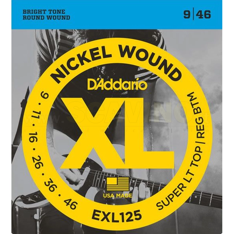 D'addario EXL125 Muta Corde per Chitarra Elettrica