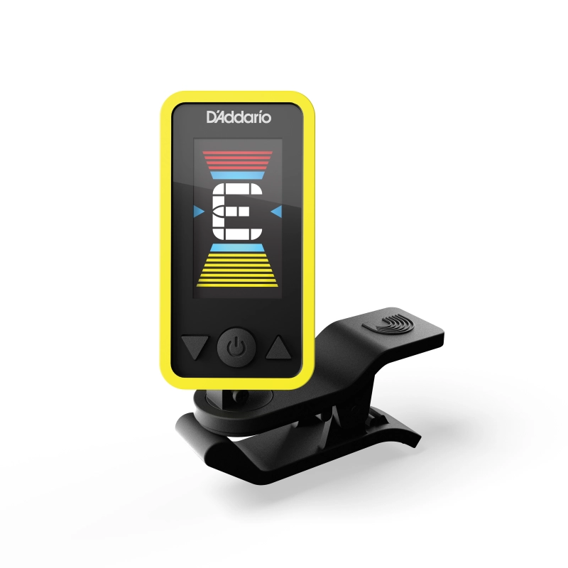 D'Addario Eclipse Headstock Tuner, Yellow