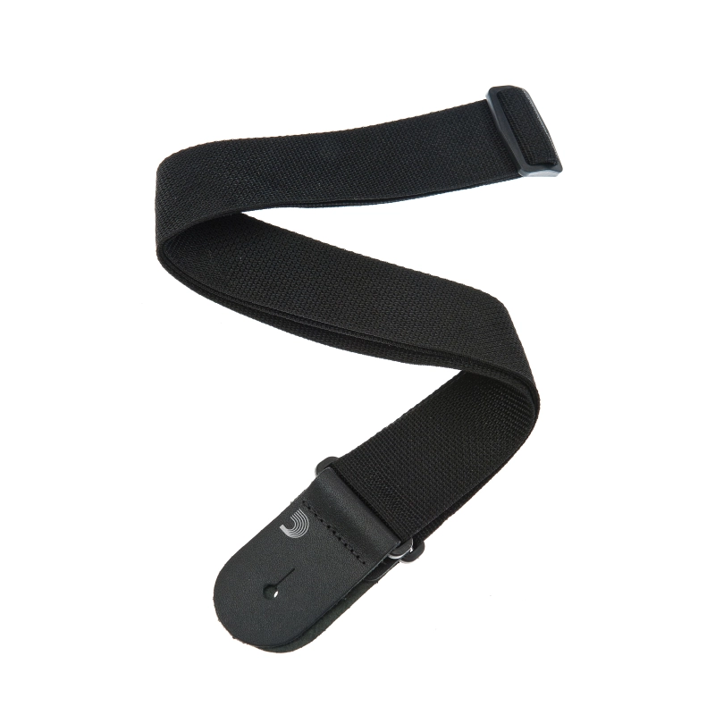 D'Addario Polypropylene Guitar Strap, Black Tracolla per Chitarra