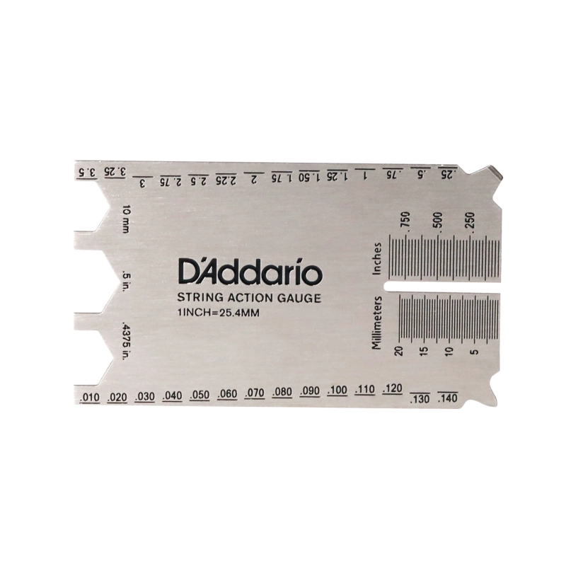 D'Addario String Height Gauge, Regolo per setup chitarra