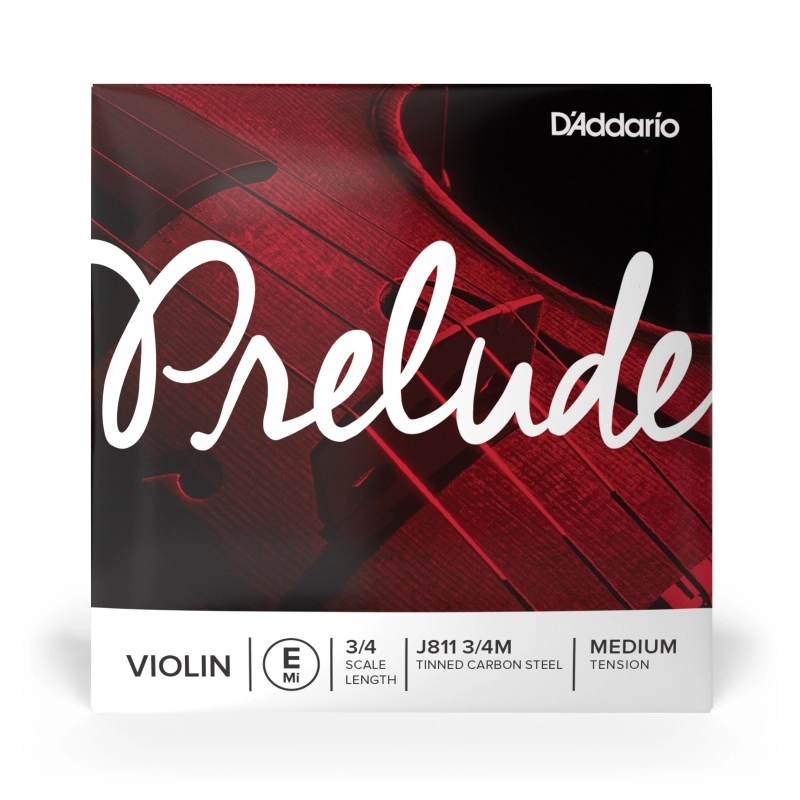 D'Addario Prelude J811M 1MI Violin 3/4,Single Medium