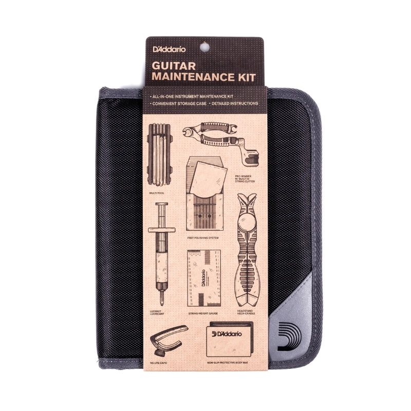 D'Addario Kit per la cura e la Manutenzione della chitarra