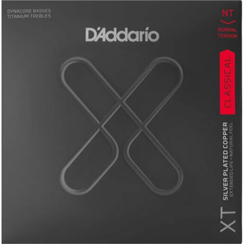 D'Addario XTC45TT XT Classica Coated Normal Tensionl Dynacore Titanium