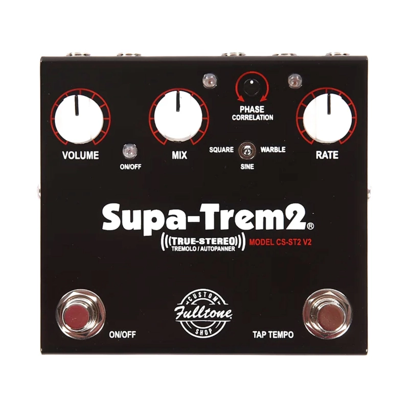 Fulltone Custom Shop Supa Trem 2 v2 SUPA TREM 2 V2 Tremolo per chitarra Made in USA Custom Shop Series