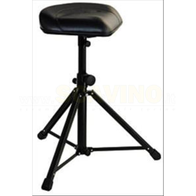 K&M 14052 Seggiolino in similpelle black  H.610-930 mm. Konig & Meyer