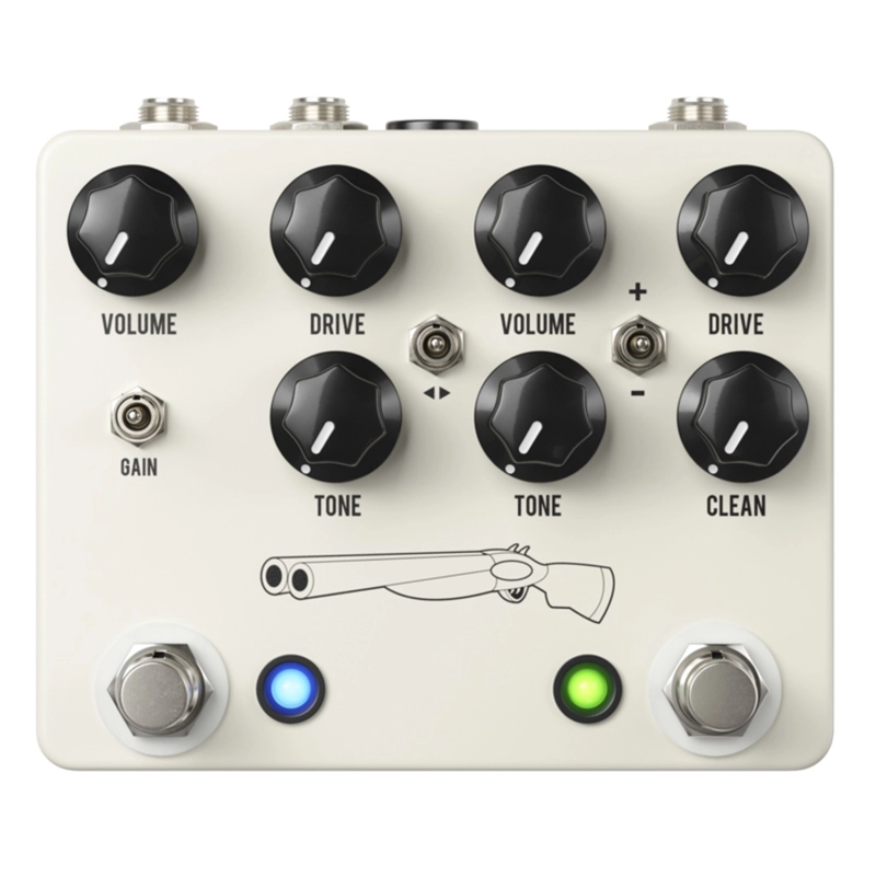 JHS Pedals STD Double Barrel V4 DOUBLE BARREL V4 Overdrive Doppio per chitarra