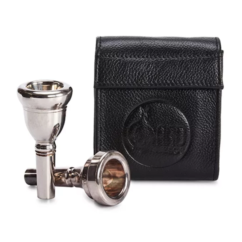 Gard CST2 Astuccio in Pelle per Due Bocchini Tromba o Trombone Nero