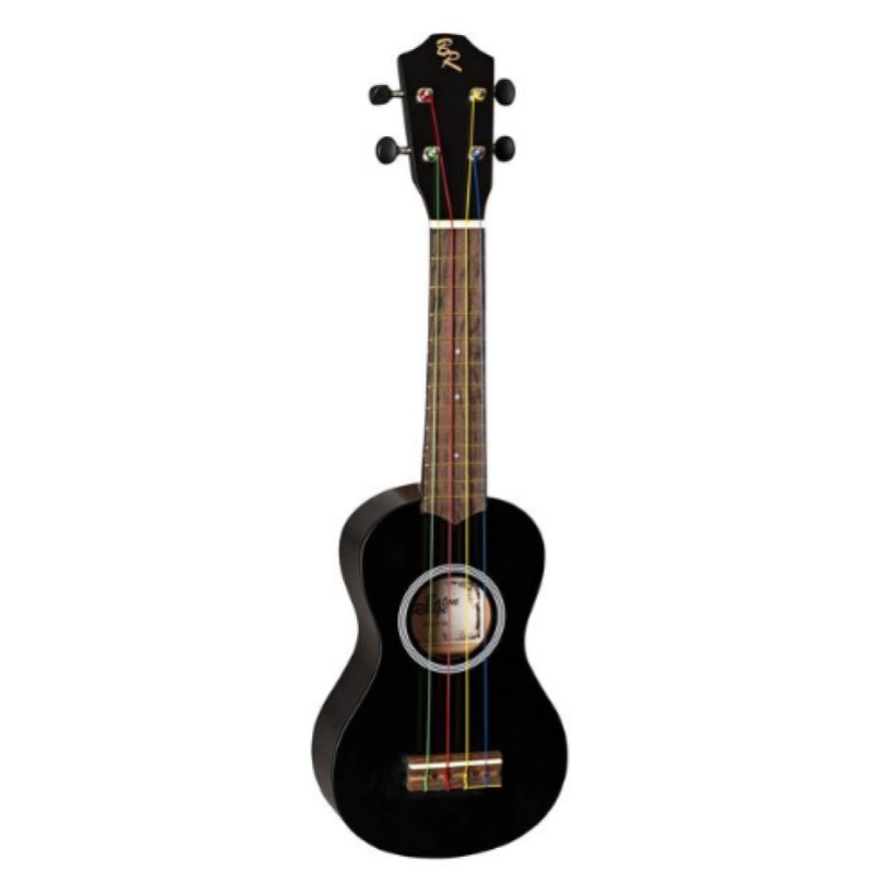 Baton Rouge UR1-S-BK Ukulele Soprano Noir
