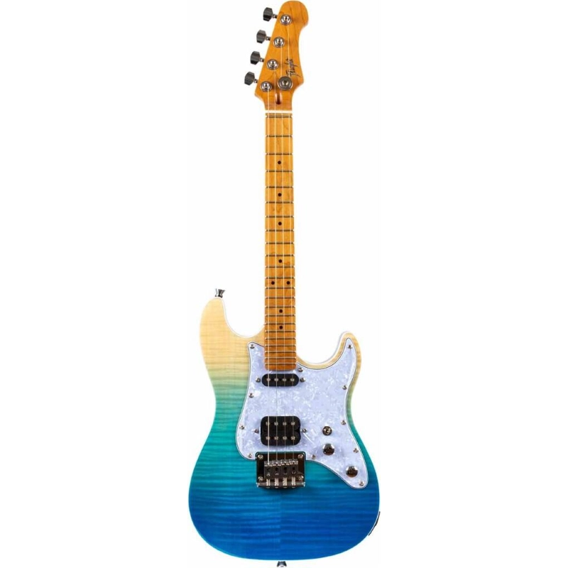 Flight Ukulele Tenore PATHFINDER Solid Body TRANS BLUE