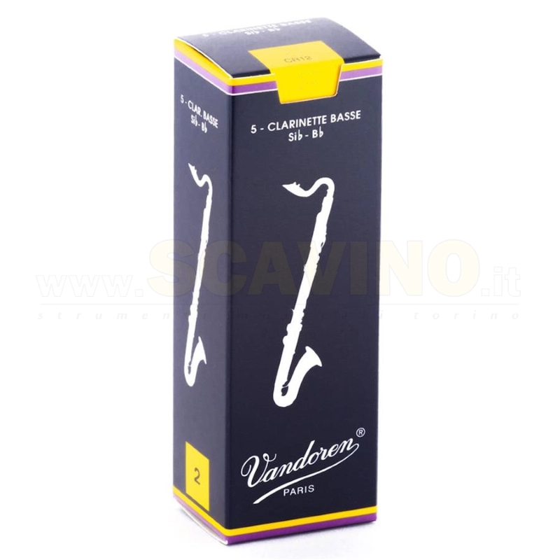 Vandoren Traditional Ance per Clarinetto Basso 1.5