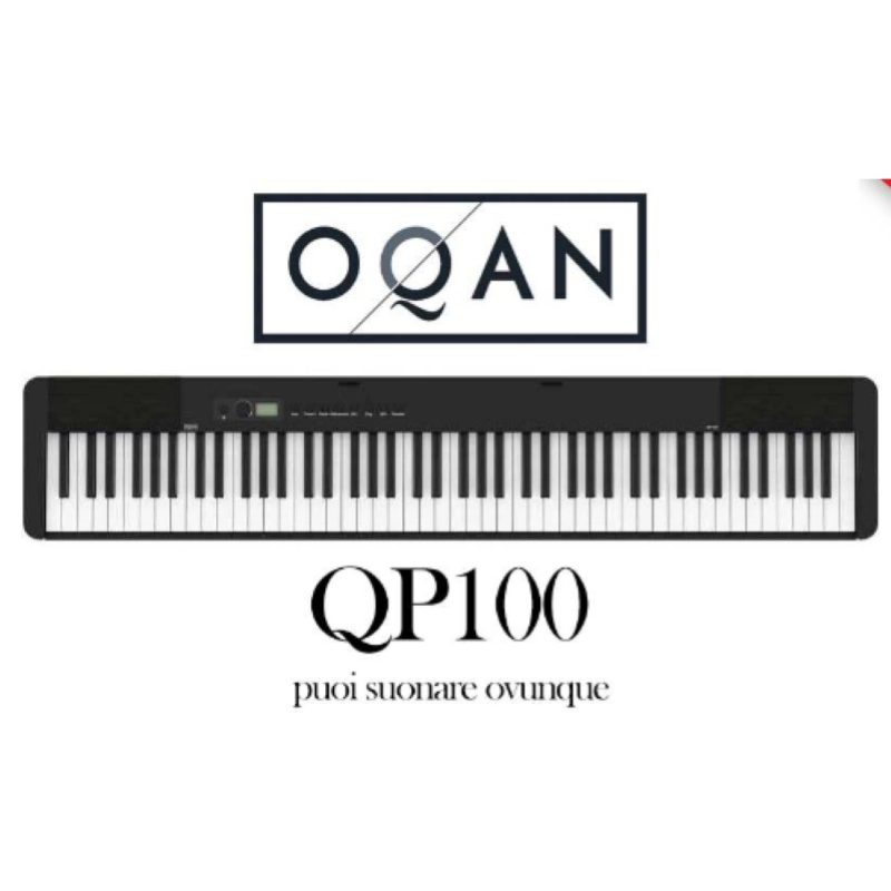 Pianoforte digitale OQAN QP100 88 note Tasti Pesati a Batteria
