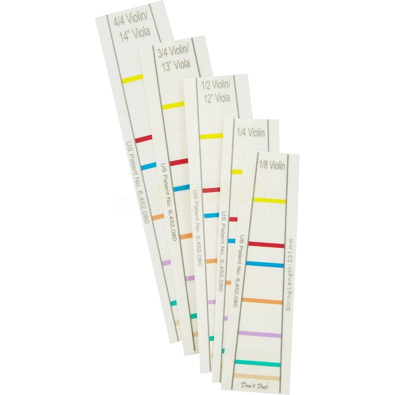 Segna Posizioni per Violino 1/4, Finger guide adesivo