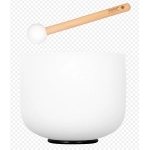 Campana Tibetana 8" CFU8G in SOL Hz432 Crystal Singing Bowl Opaca