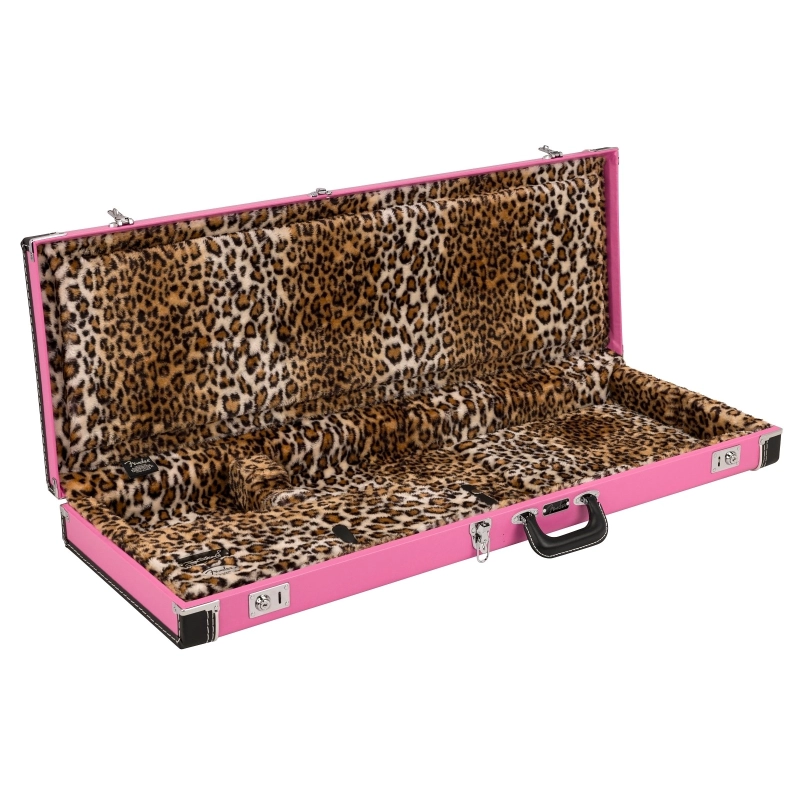 Fender Joe Strummer Strat/Tele Case, Pink Leopard