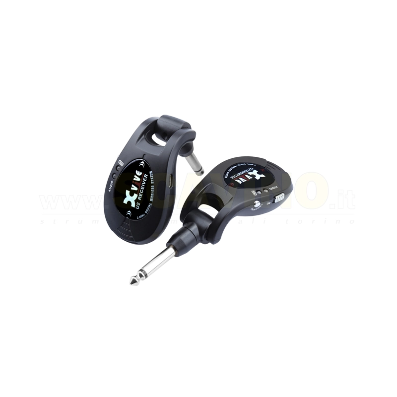 XVIVE U2 Nero Kit Trasmettitore e Ricevitore Wireless per Chitarra e Basso