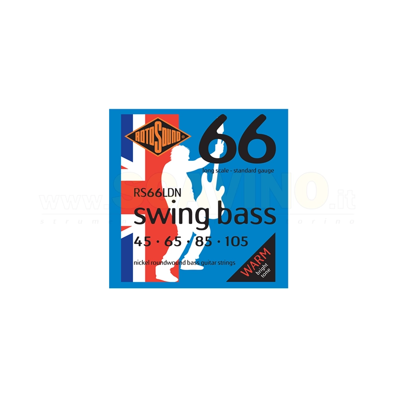 ROTOSOUND RS66LDN SWING BASS 66 MUTA NICKEL 45-105