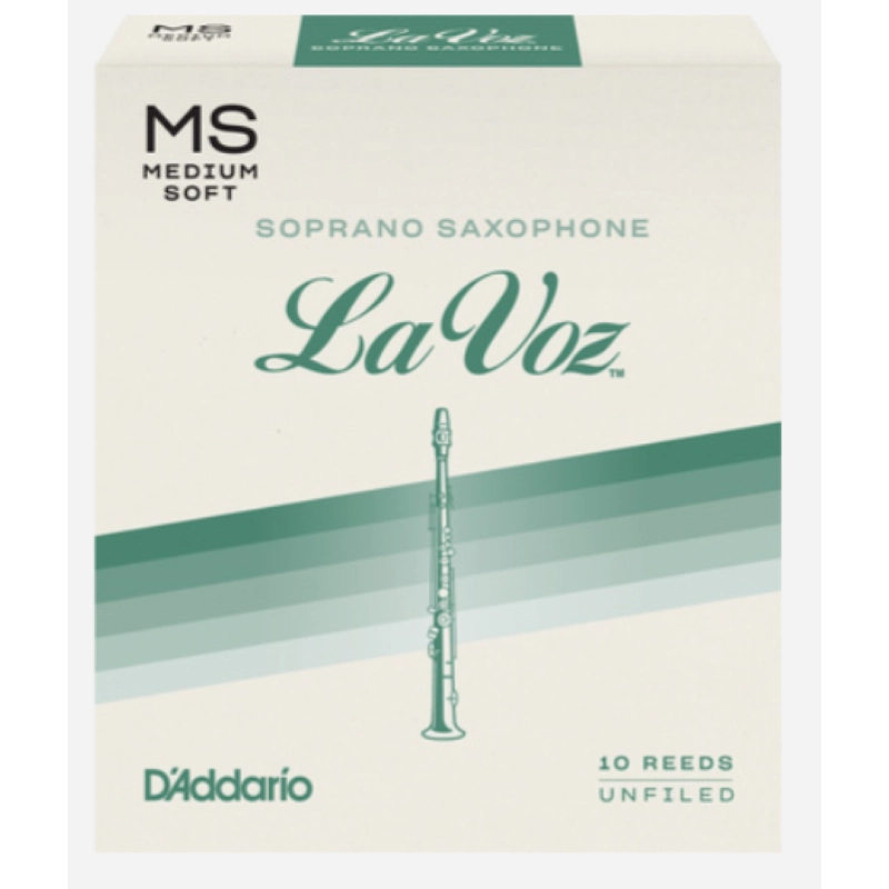 D'Addario La Voz Ance per Sax Soprano Medium-Soft