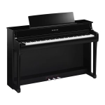 Yamaha CLP845PE Pianoforte Digitale 88 Tasti in Legno Nero Lucido