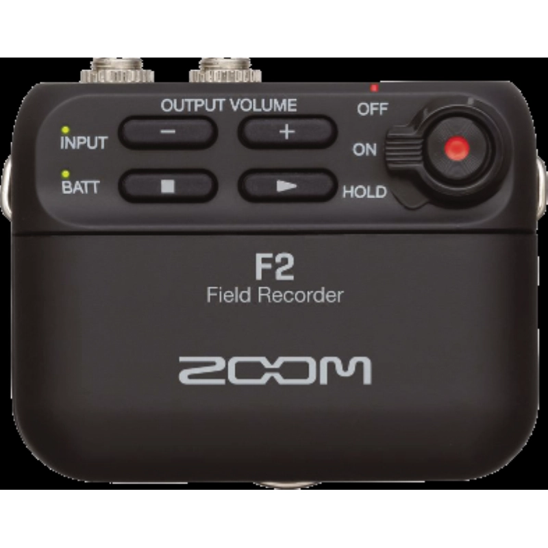 Zoom F2 Black Registratore Audio con Microfono Lavalier Nero