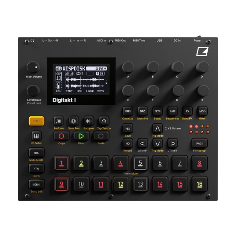 Elektron Digitakt II Drum Machine e sound sampler 20GB