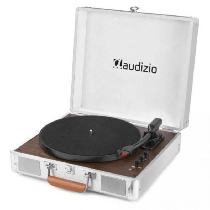Audizio RP320 Record Player HQ Alum case BT Giradischi Amplificato