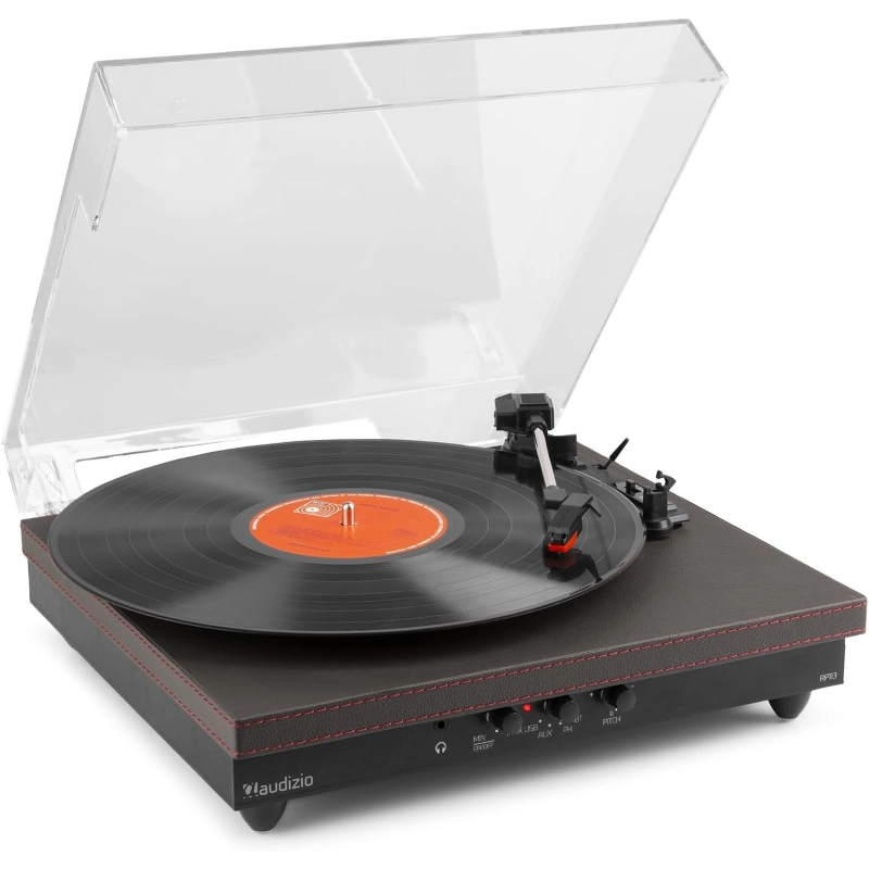 Audizio RP113B Record Player Btout Black Giradischi