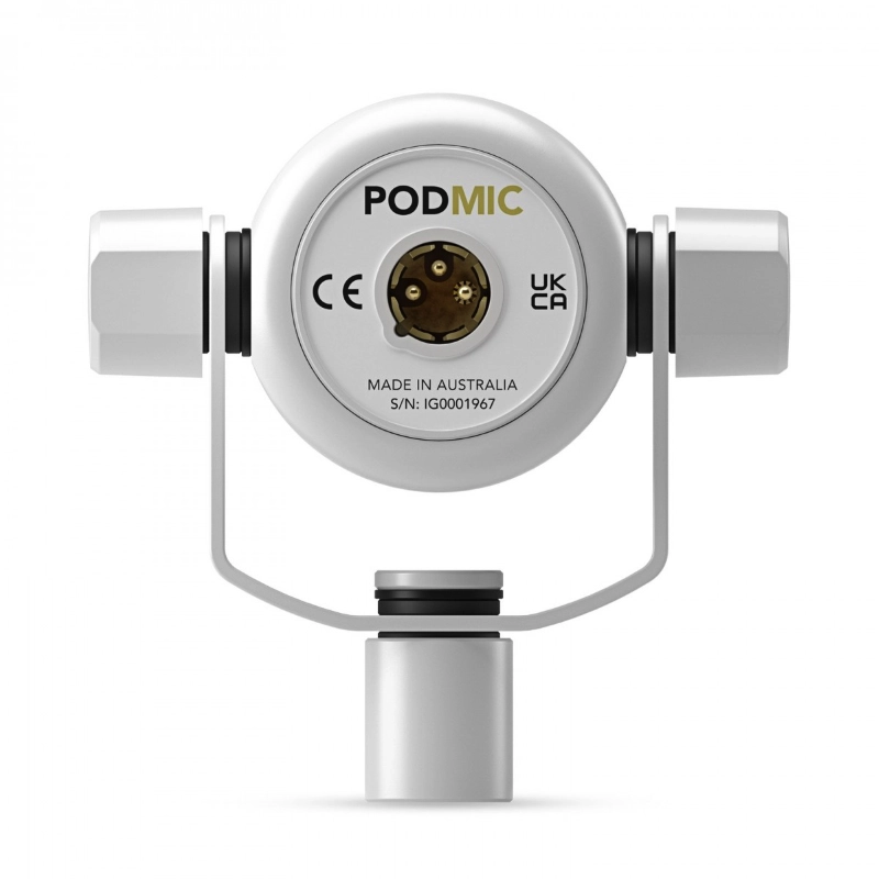 Rode PODMIC White Microfono Dinamico per Broadcast