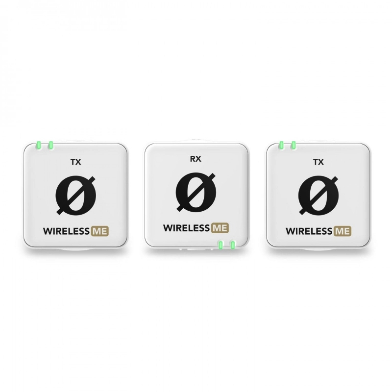 Rode Wireless ME Dual White Sistema Microfonico Doppio Wireless Compatto Bianco