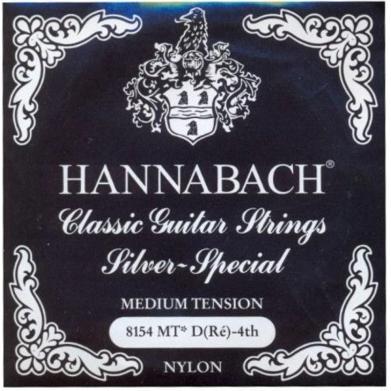 Hannabach RE 8154MT Corde per chitarra classica Serie 815 Medium tension Silver Special